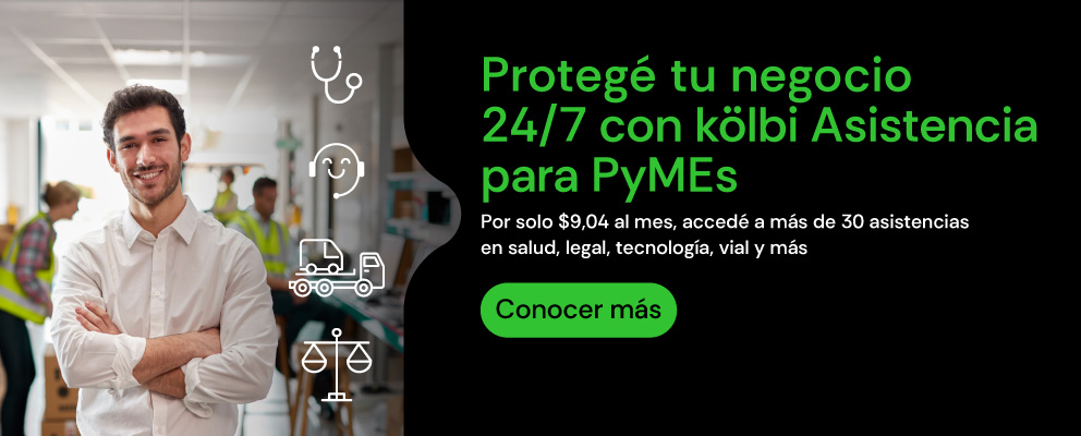 Protegé tu negocio 24/7 con kölbi Asistencia para PyMEs